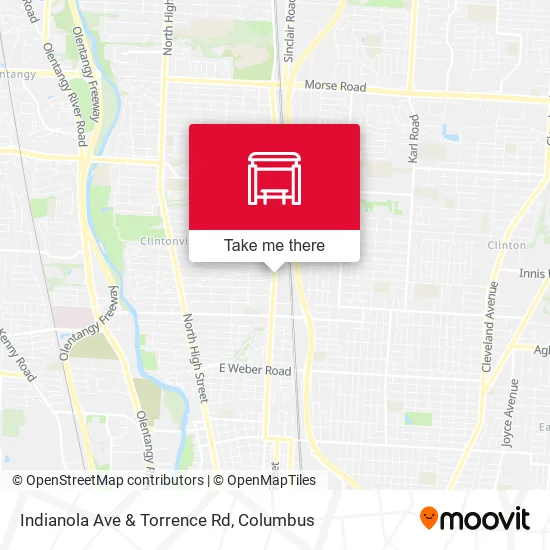Indianola Ave & Torrence Rd map
