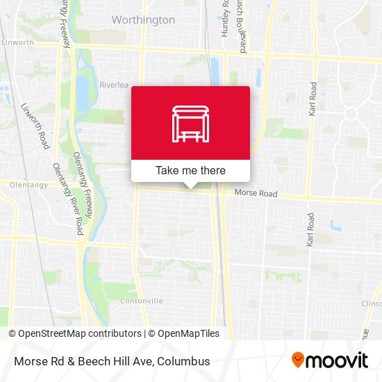 Morse Rd & Beech Hill Ave map