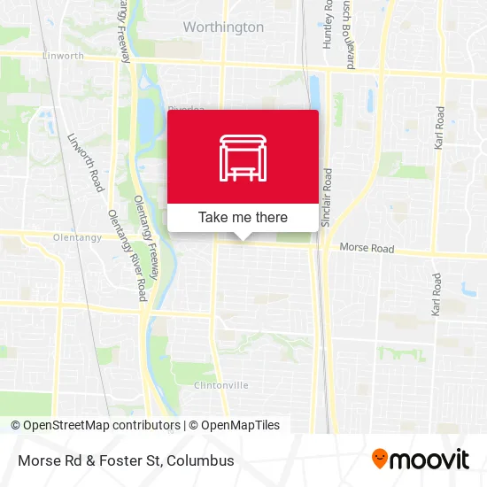 Morse Rd & Foster St map