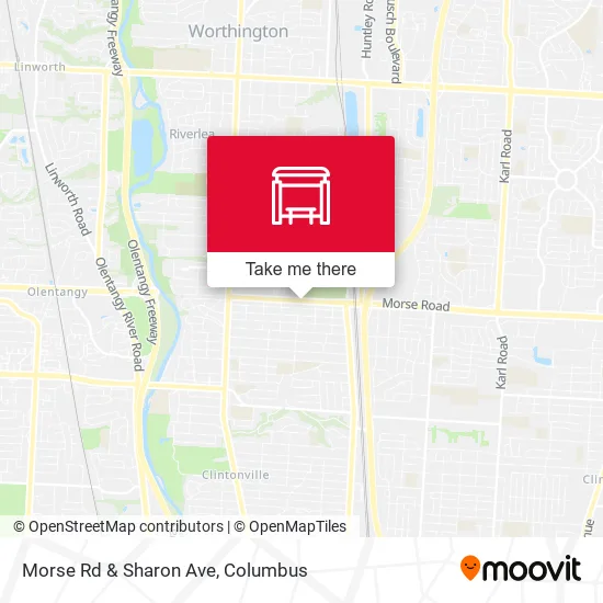 Morse Rd & Sharon Ave map