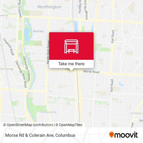 Morse Rd & Colerain Ave map