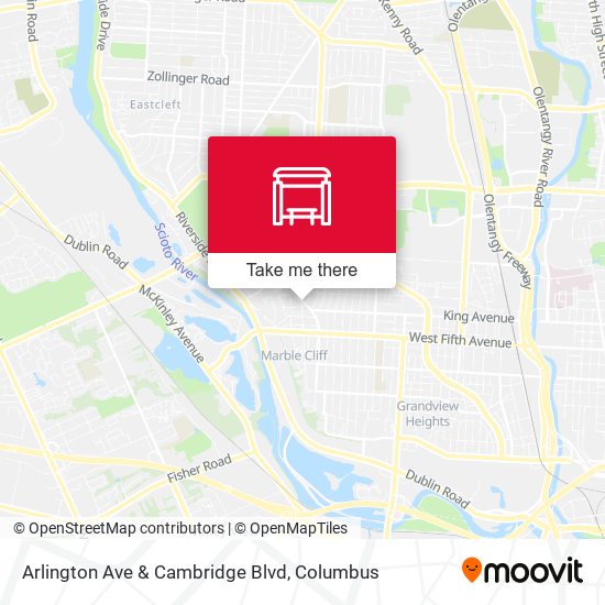 Arlington Ave & Cambridge Blvd map