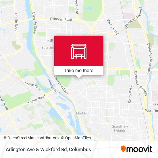 Arlington Ave & Wickford Rd map