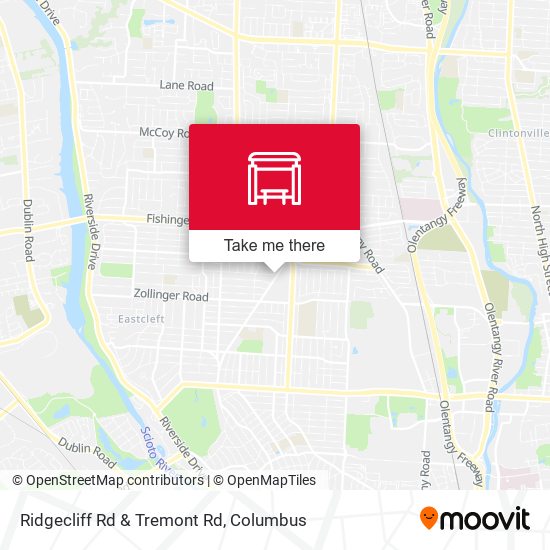 Ridgecliff Rd & Tremont Rd map