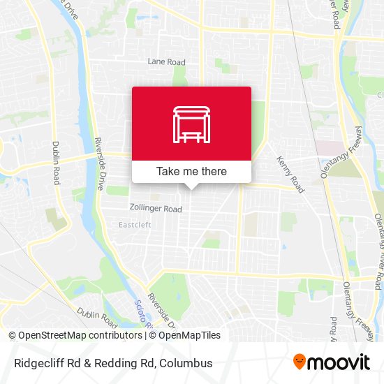 Ridgecliff Rd & Redding Rd map