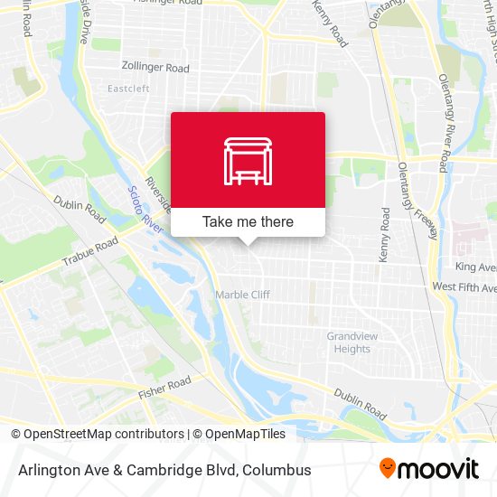 Arlington Ave & Cambridge Blvd map