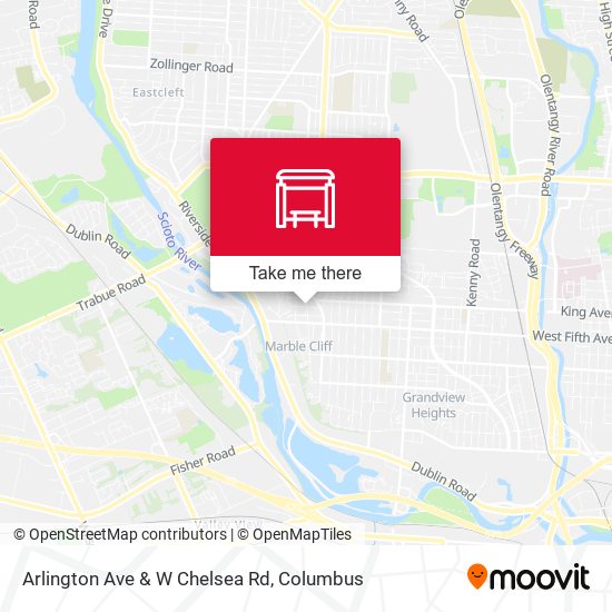 Arlington Ave & W Chelsea Rd map