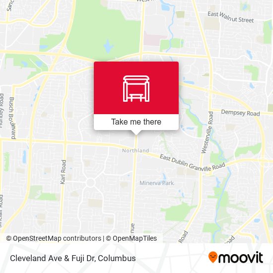 Cleveland Ave & Fuji Dr map