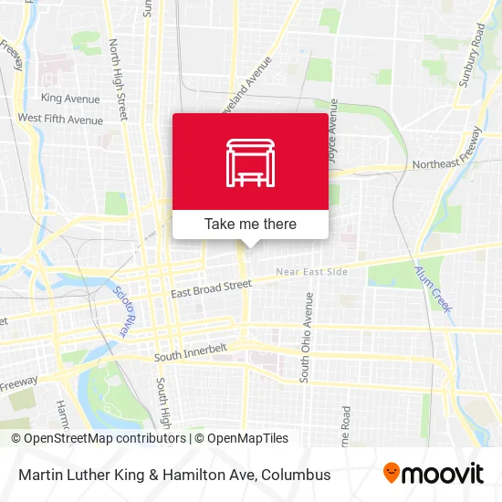Mapa de Martin Luther King & Hamilton Ave