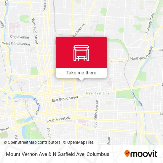 Mapa de Mount Vernon Ave & N Garfield Ave