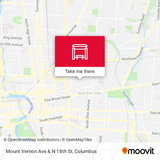 Mapa de Mount Vernon Ave & N 18th St