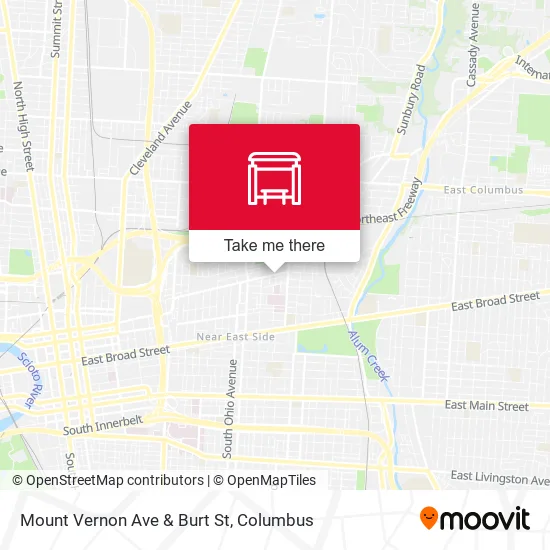 Mapa de Mount Vernon Ave & Burt St