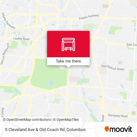 S Cleveland Ave & Old Coach Rd map