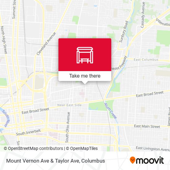 Mount Vernon Ave & Taylor Ave map