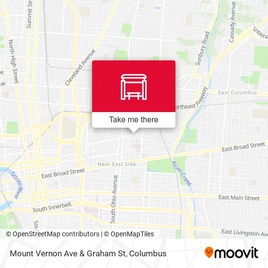 Mapa de Mount Vernon Ave & Graham St
