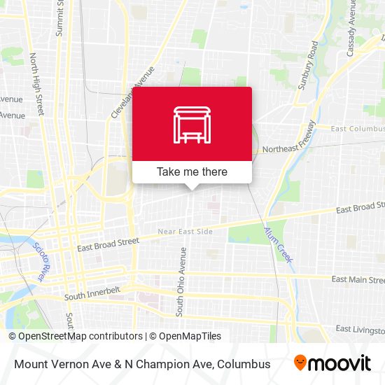 Mount Vernon Ave & N Champion Ave map