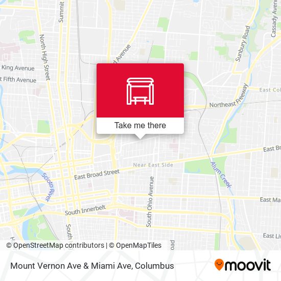 Mount Vernon Ave & Miami Ave map
