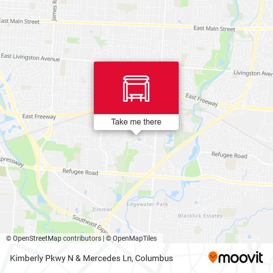 Mapa de Kimberly Pkwy N & Mercedes Ln