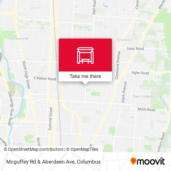 Mcguffey Rd & Aberdeen Ave map