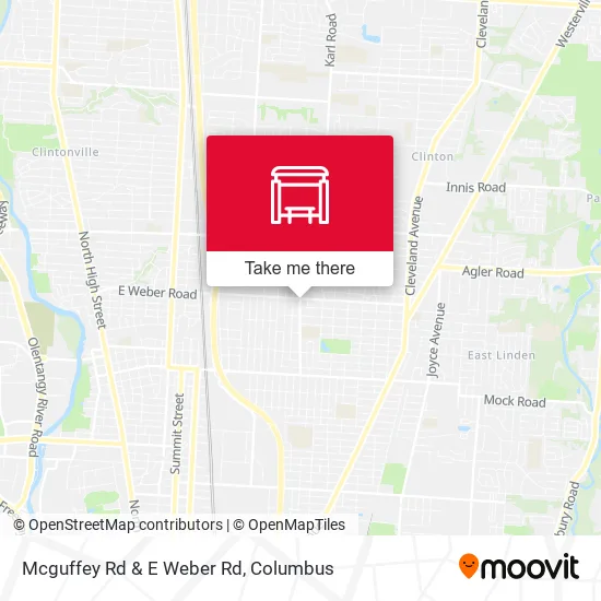 Mapa de Mcguffey Rd & E Weber Rd