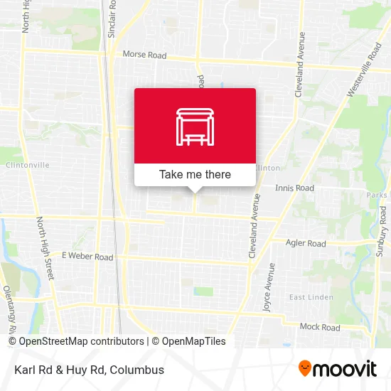 Karl Rd & Huy Rd map