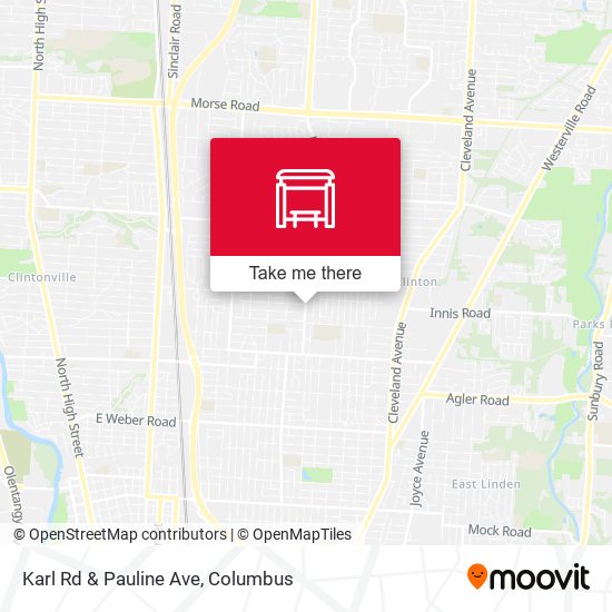 Karl Rd & Pauline Ave map