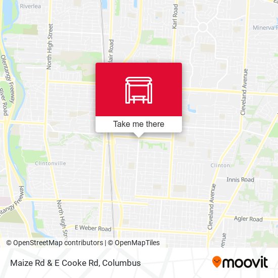 Maize Rd & E Cooke Rd map