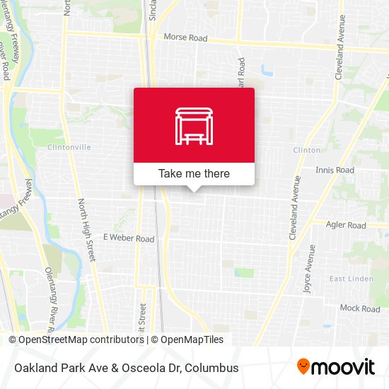 Oakland Park Ave & Osceola Dr map