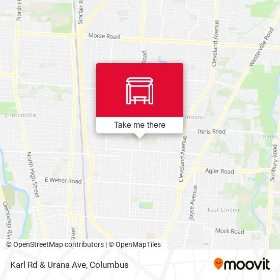 Karl Rd & Urana Ave map