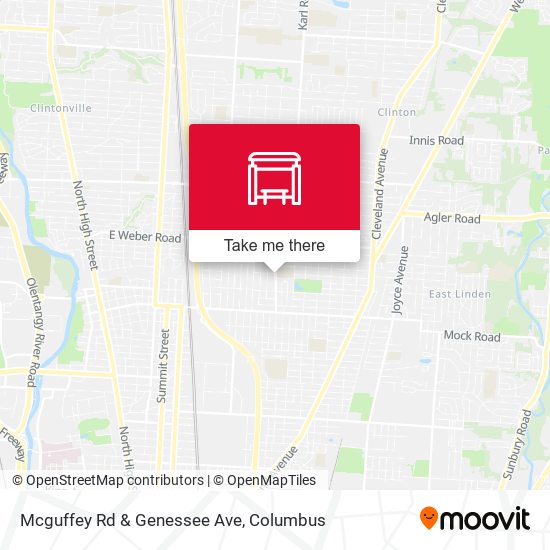 Mapa de Mcguffey Rd & Genessee Ave