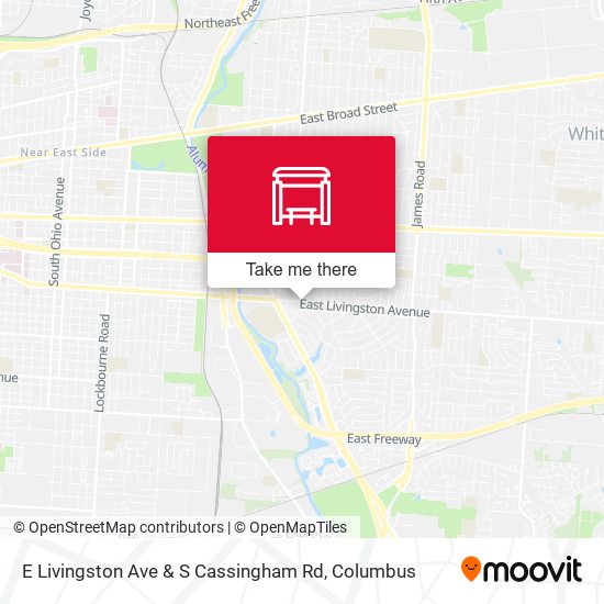 E Livingston Ave & S Cassingham Rd map