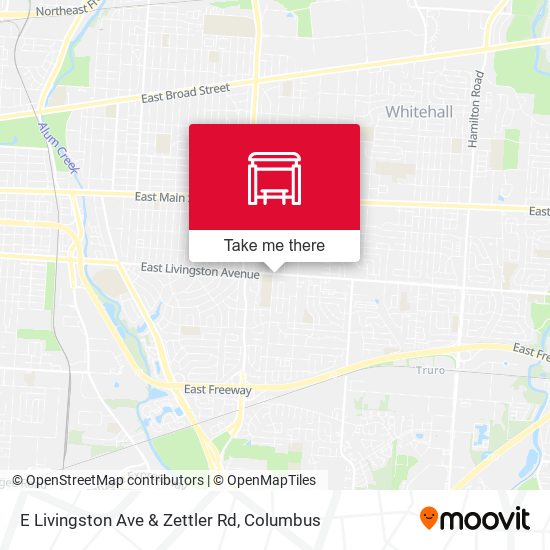 Mapa de E Livingston Ave & Zettler Rd