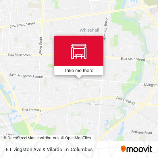 E Livingston Ave & Vilardo Ln map