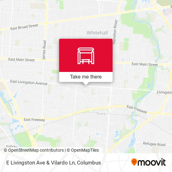 Mapa de E Livingston Ave & Vilardo Ln