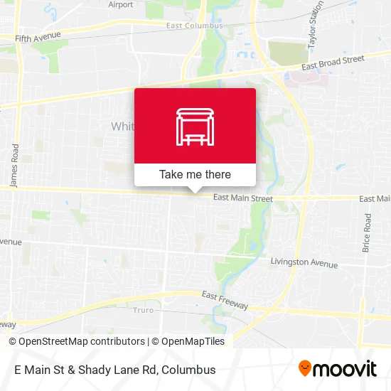 Mapa de E Main St & Shady Lane Rd