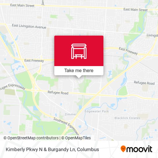 Mapa de Kimberly Pkwy N & Burgandy Ln
