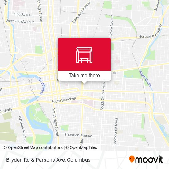Bryden Rd & Parsons Ave map