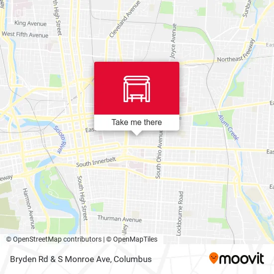 Mapa de Bryden Rd & S Monroe Ave