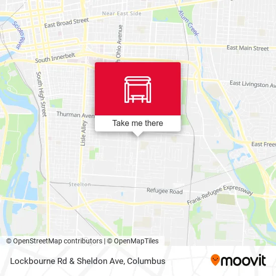 Lockbourne Rd & Sheldon Ave map