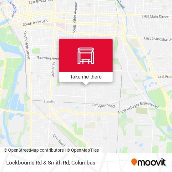 Lockbourne Rd & Smith Rd map