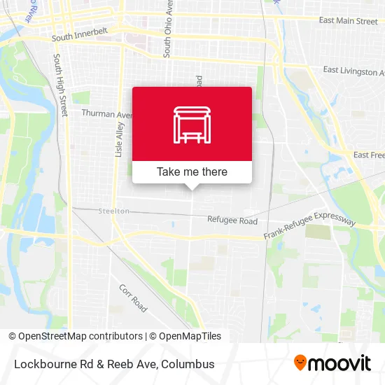 Mapa de Lockbourne Rd & Reeb Ave