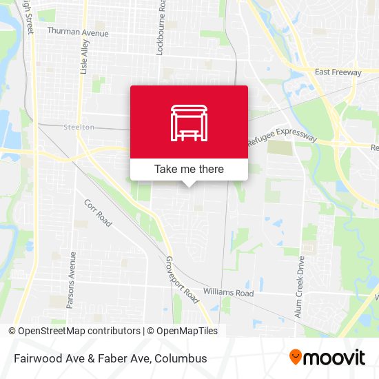 Mapa de Fairwood Ave & Faber Ave