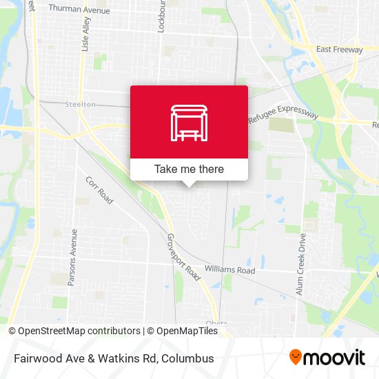 Fairwood Ave & Watkins Rd map