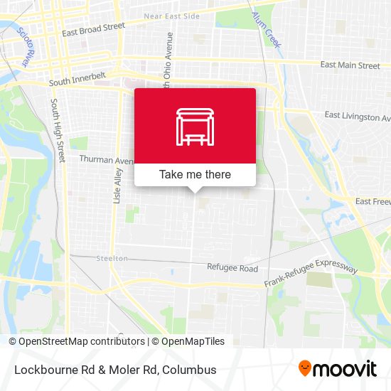 Lockbourne Rd & Moler Rd map