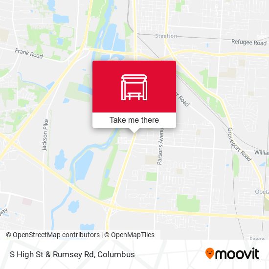 S High St & Rumsey Rd map