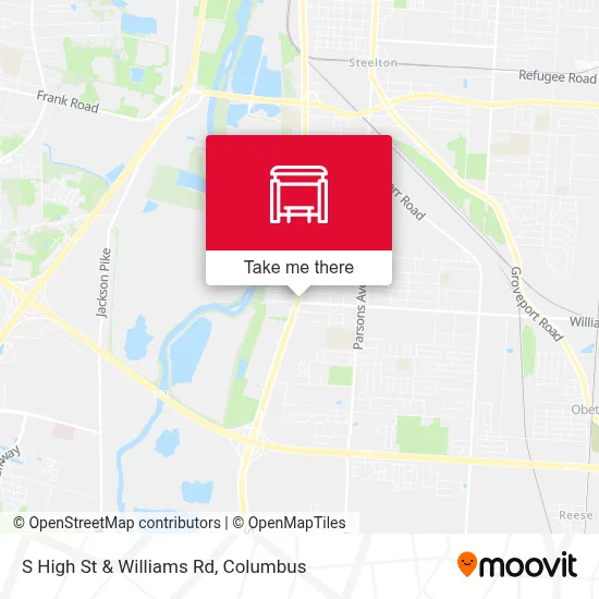 S High St & Williams Rd map