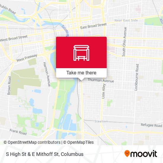 Mapa de S High St & E Mithoff St