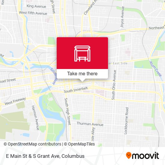 E Main St & S Grant Ave map