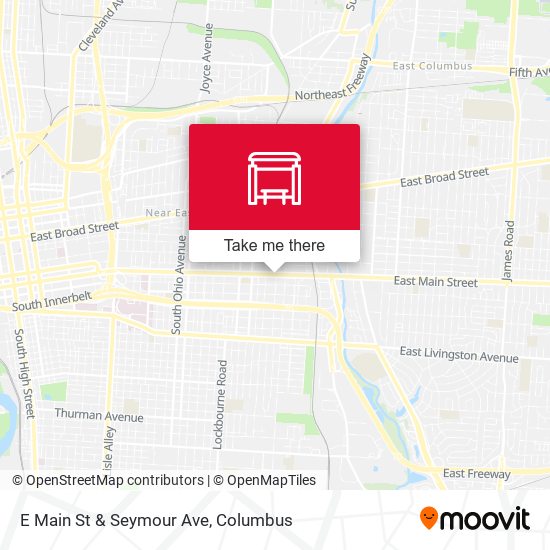 Mapa de E Main St & Seymour Ave