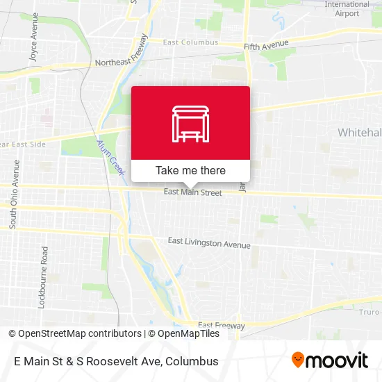 E Main St & S Roosevelt Ave map